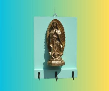 Virgen de Guadalupe verde